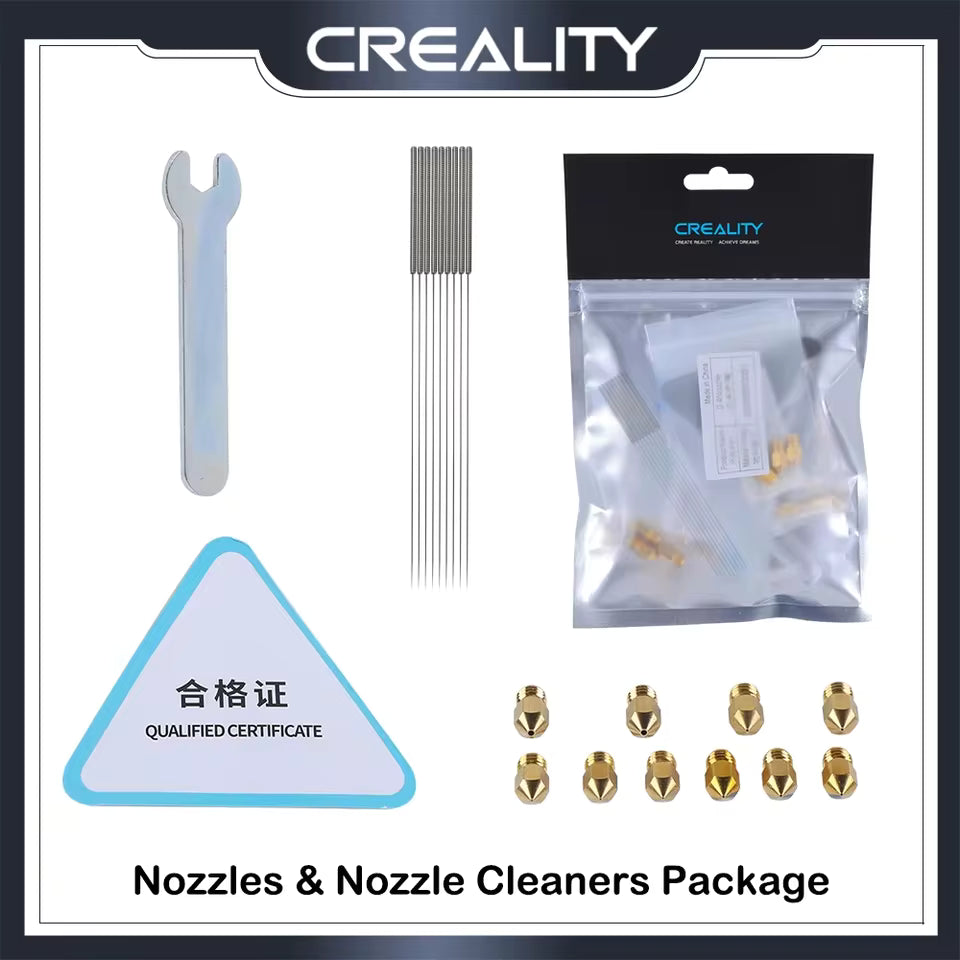 Creality Nozzles & Nozzle Cleaners Package