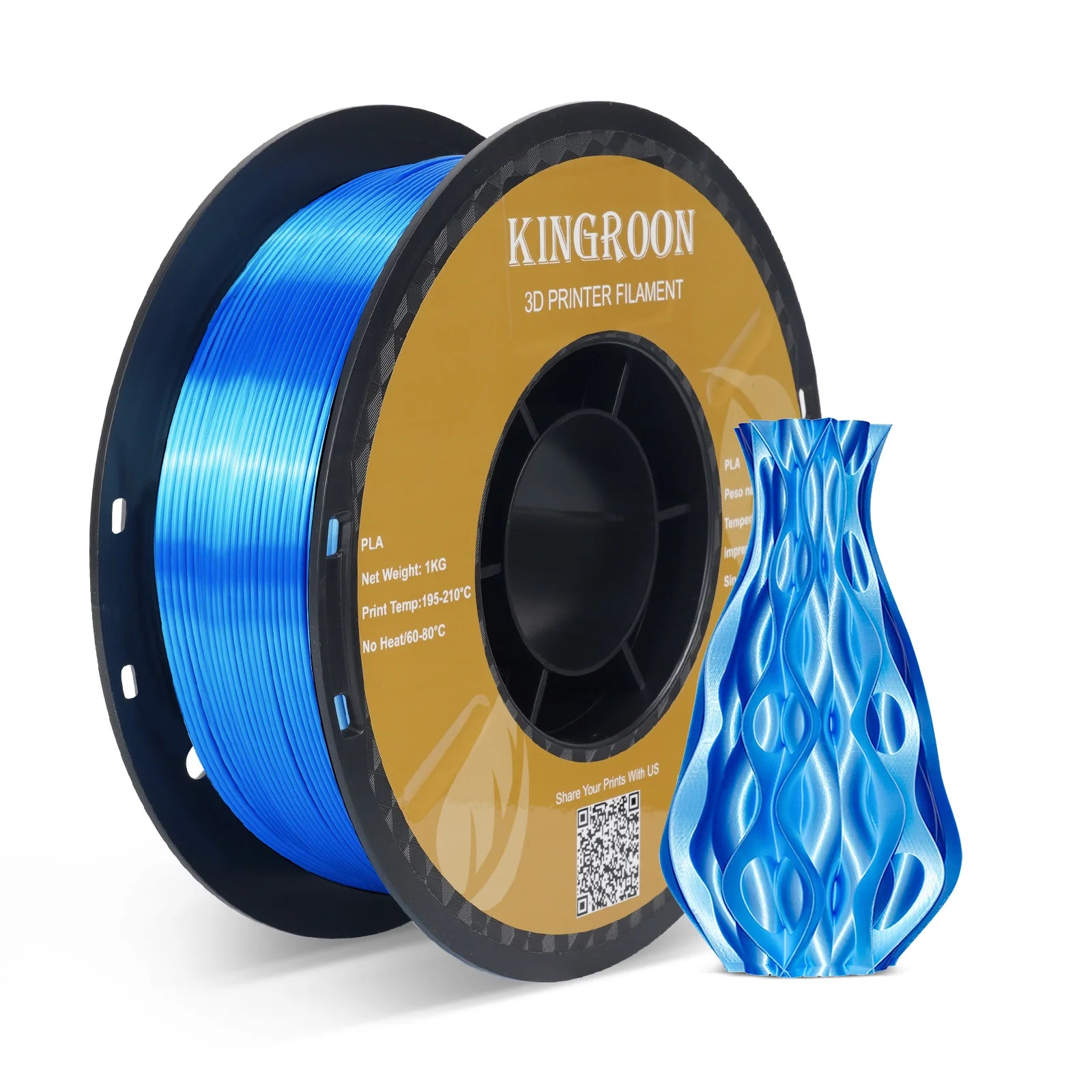 Kingroon PLA Silk Blue/