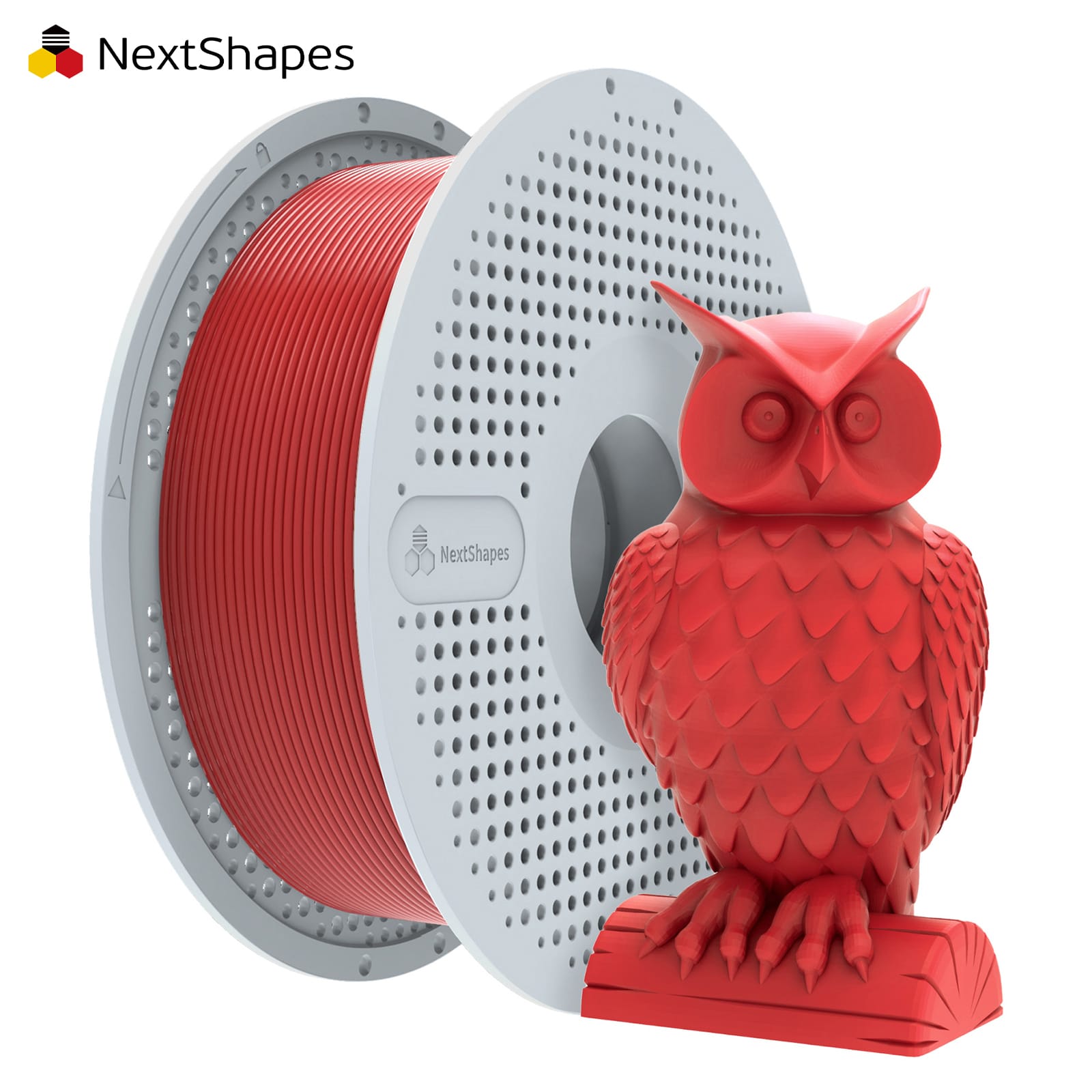 NextShapes PETG reusable Spool  Red
